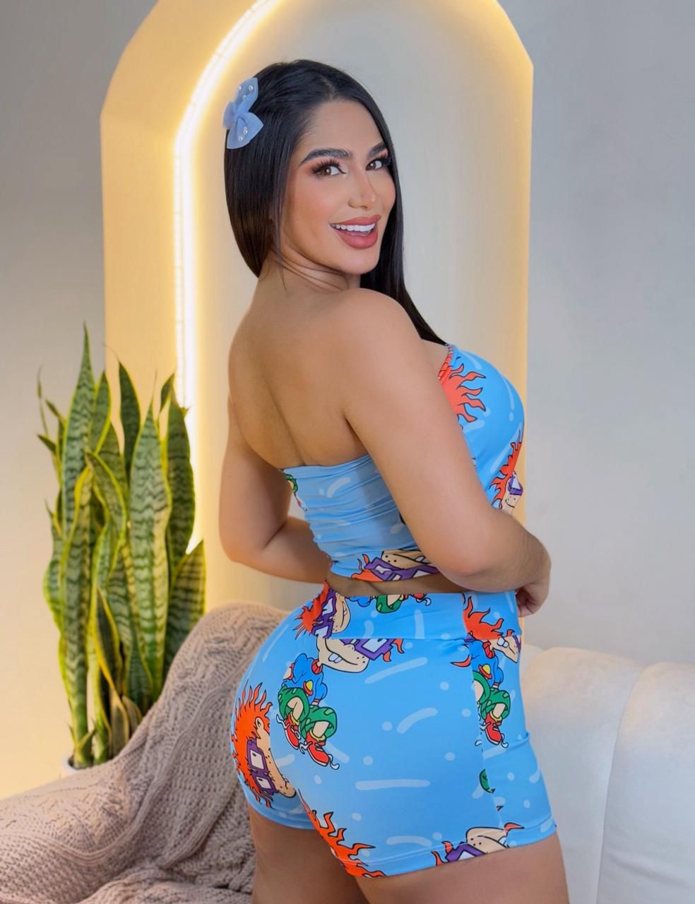 Conjunto Pijama Corta Top y Short - Diseños de Personajes